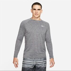 Nike Gray Long Sleeve Men's Tee